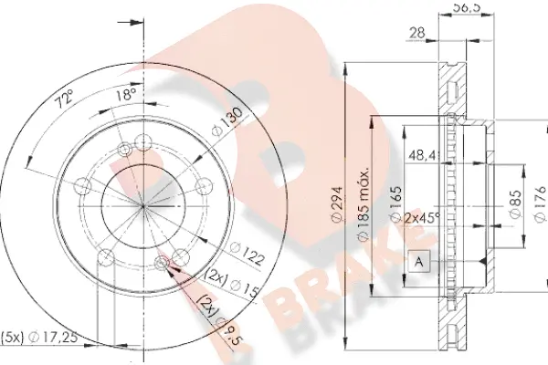 Brake Disc (78RBD28674)