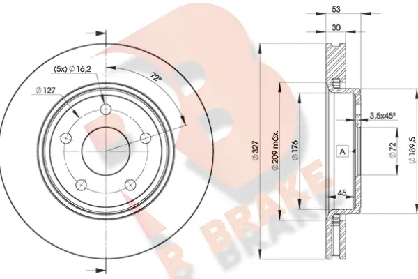 Brake Disc (78RBD29269)
