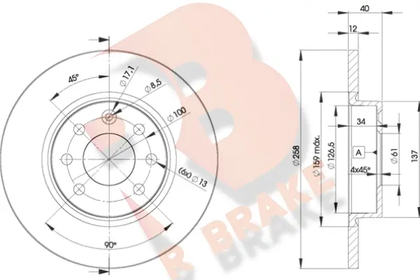 Brake Disc (78RBD22947)