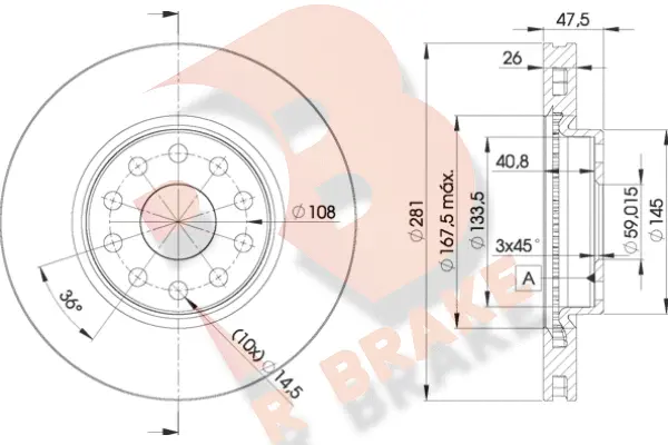 Brake Disc (78RBD24639)