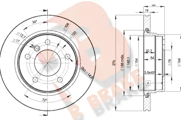 Brake Disc (78RBD22315)