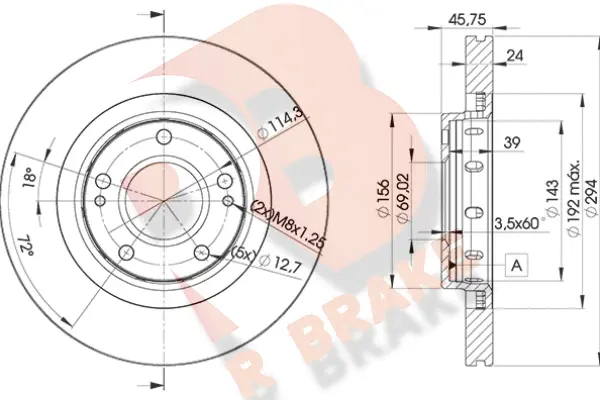 Brake Disc (78RBD25924)