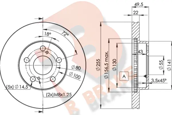Brake Disc (78RBD24413)