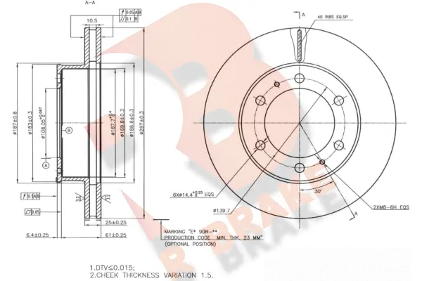 Brake Disc (78RBD24211)