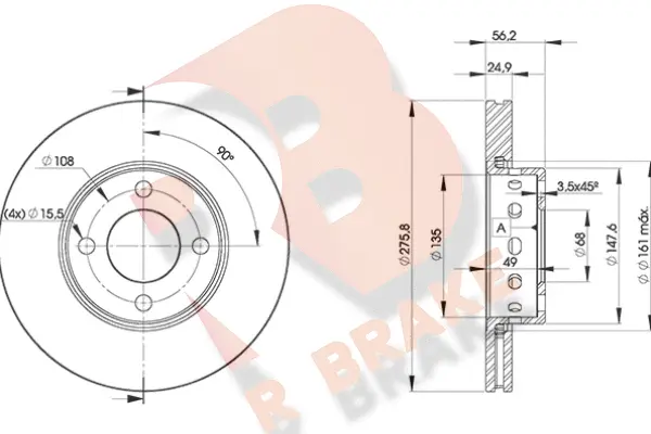 Brake Disc (78RBD28012)