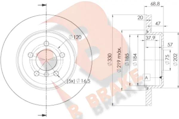 Brake Disc (78RBD23558)