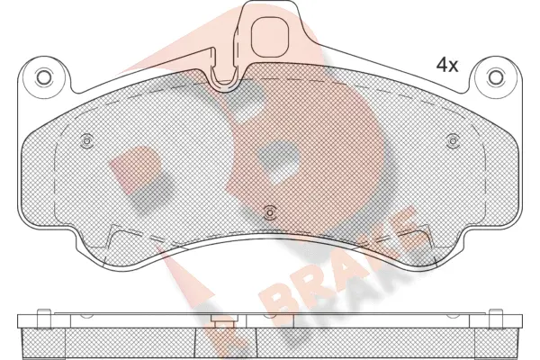 Brake Pad Set, disc brake (RB2359)