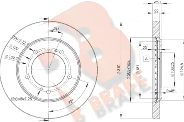 Brake Disc (78RBD26010)