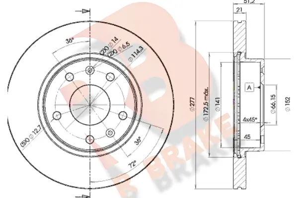 Brake Disc (78RBD21010)