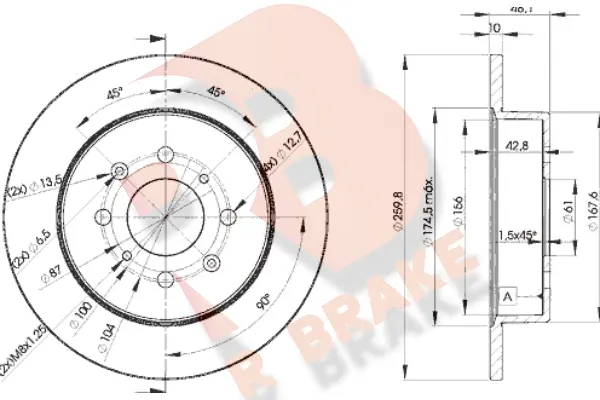 Brake Disc (78RBD25106)
