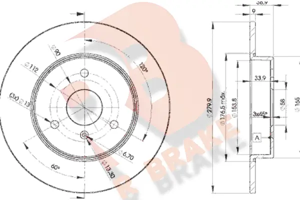 Brake Disc (78RBD24341)