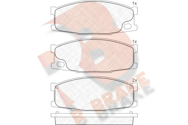 Brake Pad Set, disc brake (RB1504)