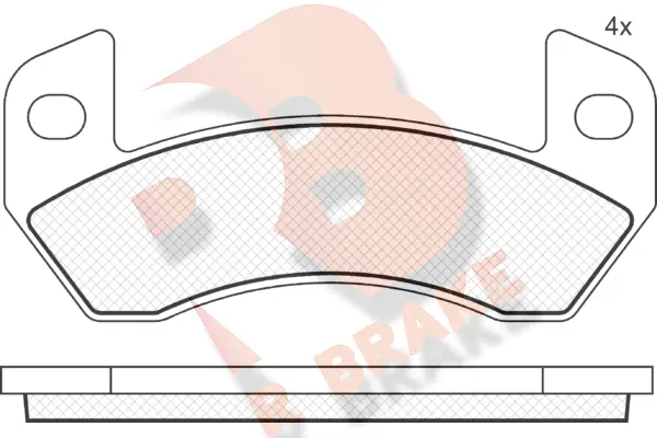 Brake Pad Set, disc brake (RB1873)