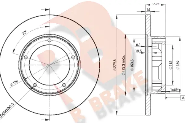 Brake Disc (78RBD24269)