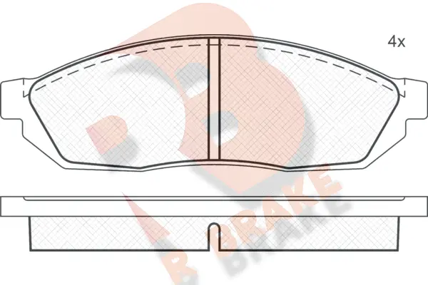 Brake Pad Set, disc brake (RB0311)