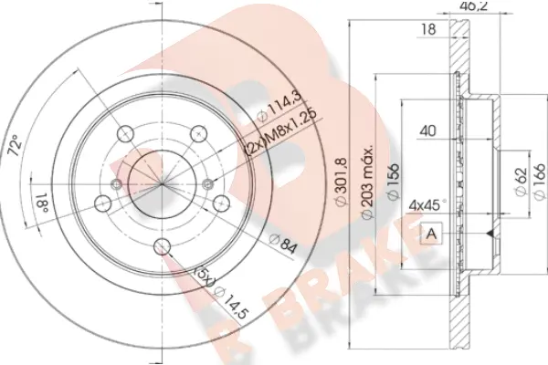 Brake Disc (78RBD22010)