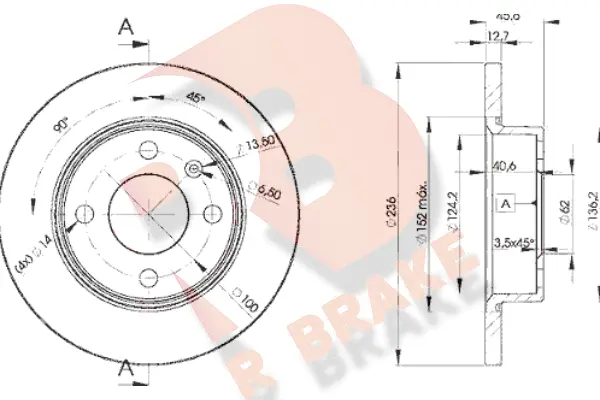 Brake Disc (78RBD24322)