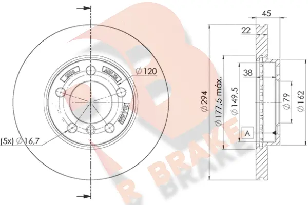 Brake Disc (78RBD22898)