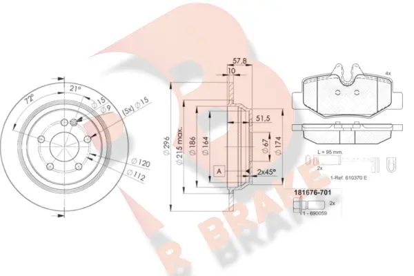 Brake Kit, disc brake (3R16760416)