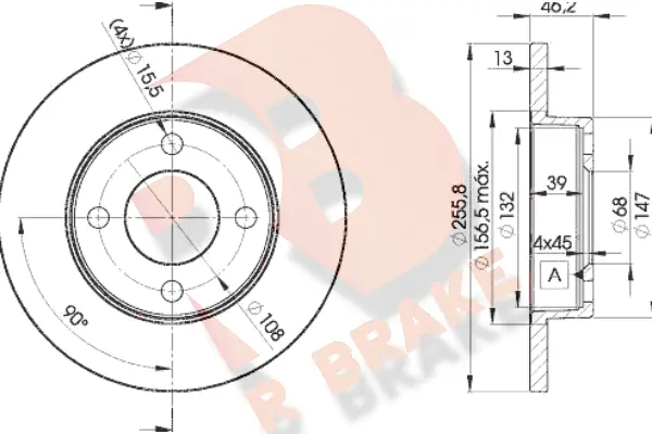 Brake Disc (78RBD23632)