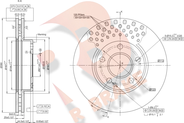 Brake Disc (78RBD20108)