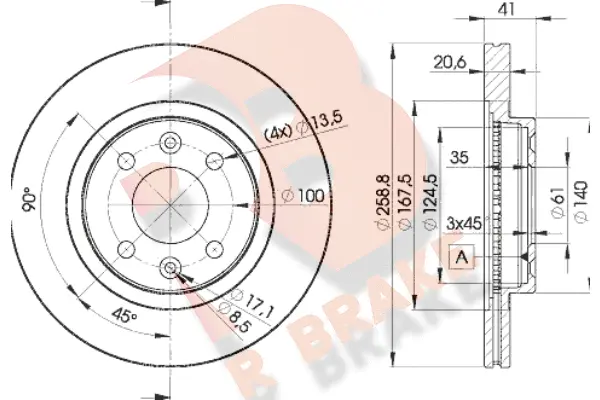 Brake Disc (78RBD23550)