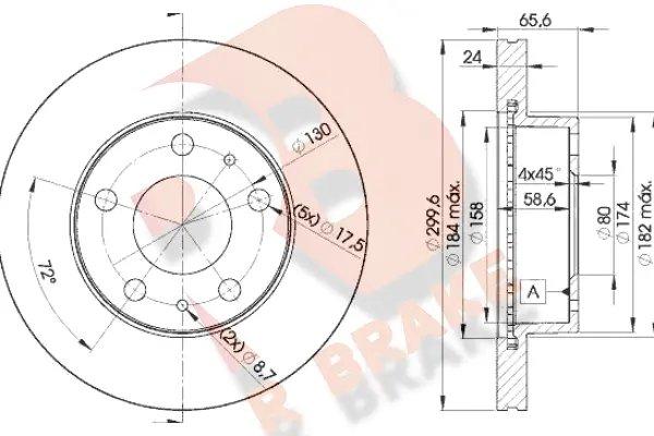 Brake Disc (78RBD24682)
