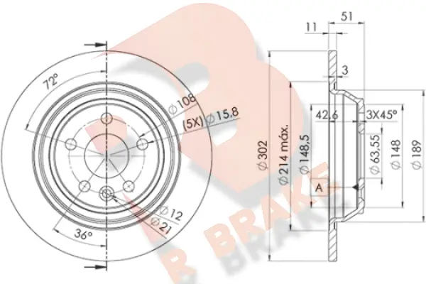 Brake Disc (78RBD26769)