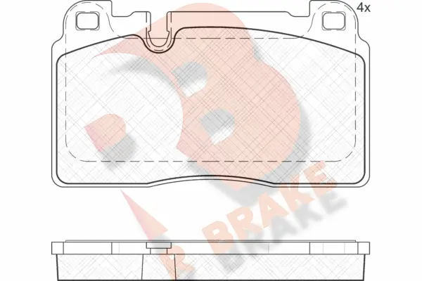 Brake Pad Set, disc brake (RB2112)