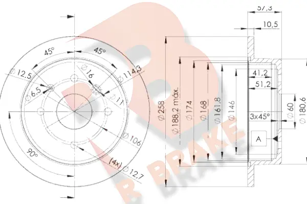 Brake Disc (78RBD26028)