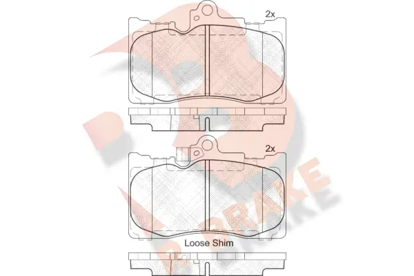 Brake Pad Set, disc brake (RB2059)