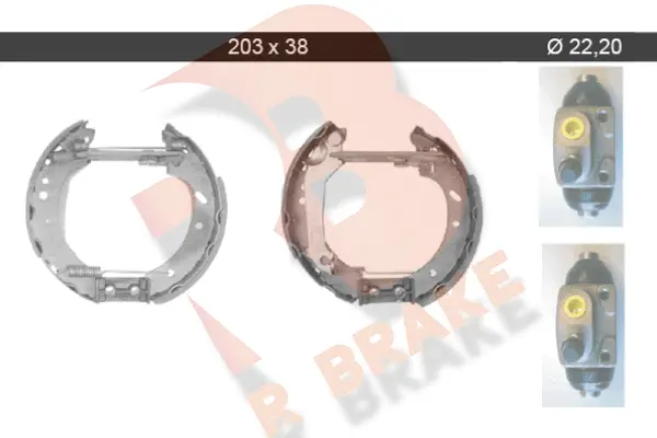 Brake Shoe Set (79RBKT0026)