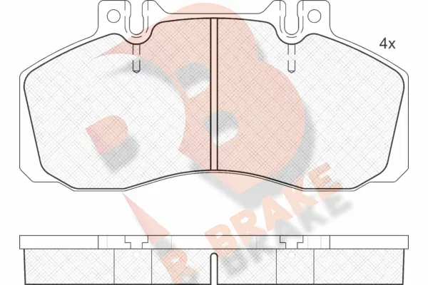 Brake Pad Set, disc brake (RB0722-204)