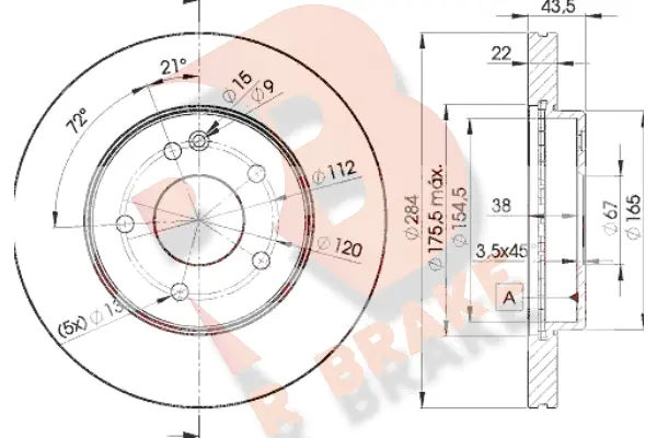 Brake Disc (78RBD23182)