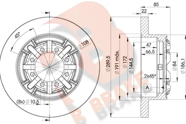 Brake Disc (78RBD18773)