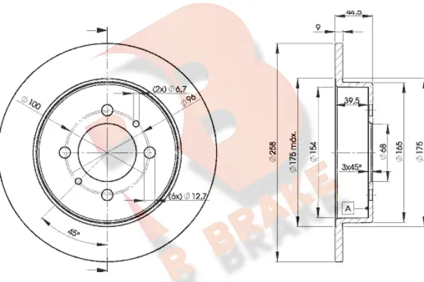 Brake Disc (78RBD25401)