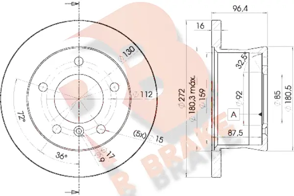 Brake Disc (78RBD10183)