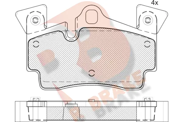Brake Pad Set, disc brake (RB1611-203)