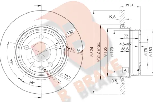 Brake Disc (78RBD26849)