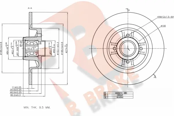Brake Disc (78RBD16329)