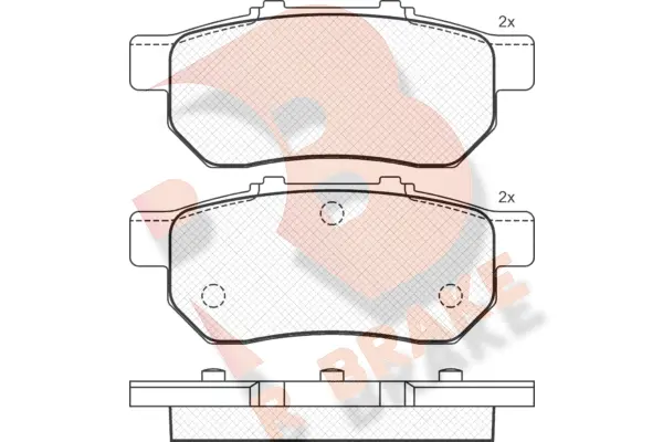 Brake Pad Set, disc brake (RB0960)