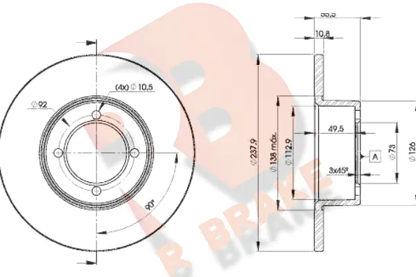 Brake Disc (78RBD27739)