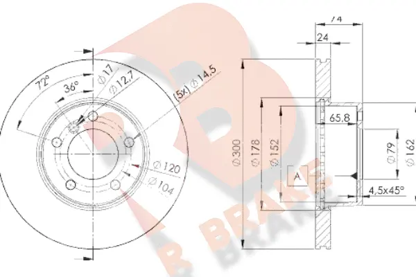 Brake Disc (78RBD23405)