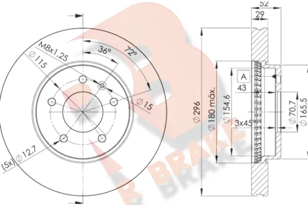 Brake Disc (78RBD29048)