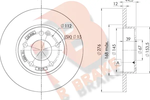 Brake Disc (78RBD20118)
