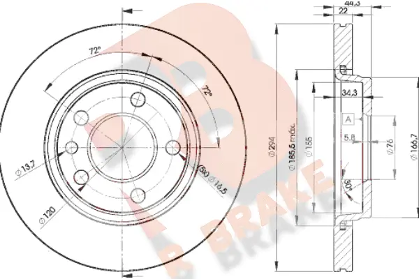 Brake Disc (78RBD23021)