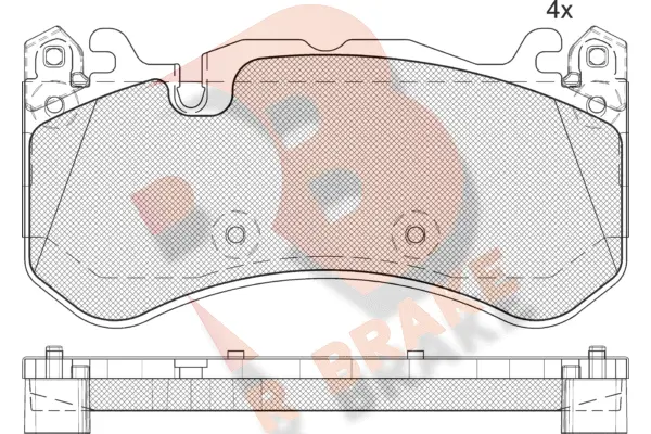 Brake Pad Set, disc brake (RB2079-204)