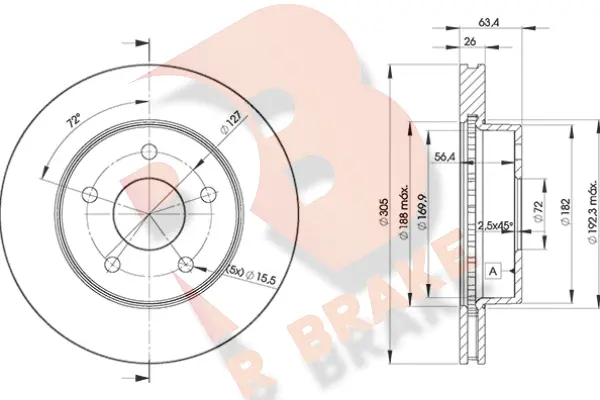 Brake Disc (78RBD25117)