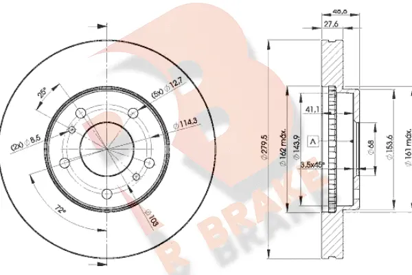 Brake Disc (78RBD24103)