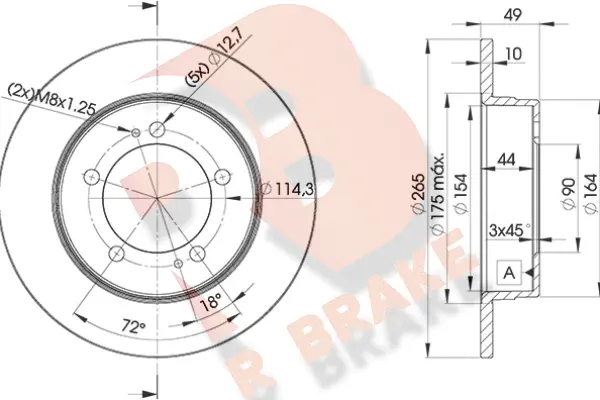 Brake Disc (78RBD29284)
